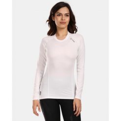 Damska koszulka z długim rękawem Kilpi SPOLETO-W. Białe t-shirty damskie Kilpi, s, bez wzorów, bez kołnierzyka. Za 145.26 zł.
