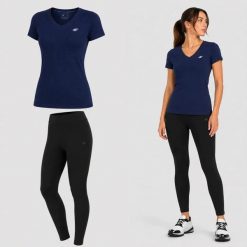 ZESTAW DAMSKI 4F T-SHIRT + LEGGINSY KOMPLET SPORTOWY NA CO DZIEŃ L SS26. Legginsy damskie 4f, l, bez wzorów, z bawełny. Za 88.50 zł.