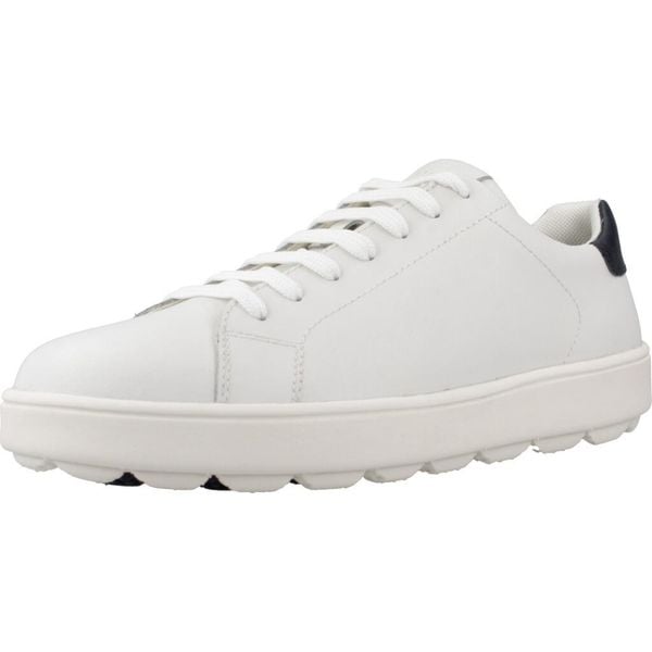 Tenisówki Geox Model D Spherica Ecub-1 Kolor Biały. Białe trampki i tenisówki damskie Geox, bez wzorów, z tkaniny. Za 409.99 zł.