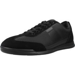 Buty HUGO BOSS NITAN LOWP NYMN Czarny. Czarne buty trekkingowe męskie Hugo Boss, z syntetyku, bez zapięcia. Za 703.99 zł.
