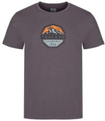 T-shirt męski Loap Altair szary. Szare t-shirty męskie Scarpa, m, z aplikacjami, z bawełny, bez kołnierzyka. Za 59.32 zł.