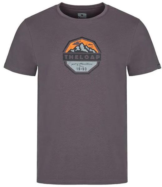 T-shirt męski Loap Altair szary. Szare t-shirty męskie Scarpa, m, z aplikacjami, z bawełny, bez kołnierzyka. Za 59.32 zł.