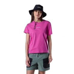 T-shirt damski Rossignol Waterfall. Czerwone t-shirty damskie Rossignol, bez wzorów, bez kołnierzyka. Za 275.50 zł.