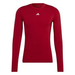 Koszulka męska adidas Techfit Aeroready Long Sleeve Tee. Czarne koszulki męskie z długim rękawem Adidas, m. Za 129.00 zł.