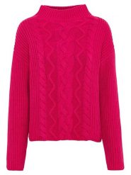 Camel Active Sweter w kolorze różowym rozmiar: L. Różowe golfy damskie Camel Active, l, bez wzorów, ze splotem, bez ramiączek. Za 180.06 zł.