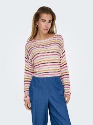 ONLY Sweter ze wzorem rozmiar: S. Swetry klasyczne damskie Only, s, ze splotem, bez kołnierzyka. Za 87.81 zł.