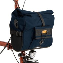Torba rowerowa City Loader Navy RESTRAP. Niebieskie torebki klasyczne damskie RESTRAP, bez wzorów, z materiału, bez dodatków. Za 1,000.30 zł.
