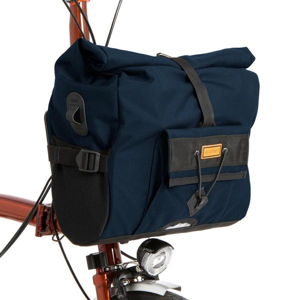 Torba rowerowa City Loader Navy RESTRAP. Niebieskie torebki klasyczne damskie RESTRAP, bez wzorów, z materiału, bez dodatków. Za 1,000.30 zł.