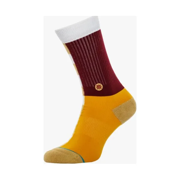 Stance Skarpety Split Check Brown , brązowy, rozmiar M. Brązowe skarpetki męskie Stance, bez wzorów, z bawełny. Za 59.99 zł.