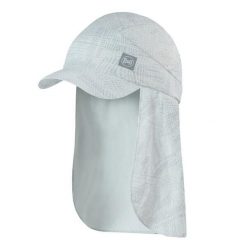 Czapka z nakarcznikiem sahara cap ochrona UVP50. Szare czapki męskie Buff, bez wzorów, z materiału. Za 207.99 zł.
