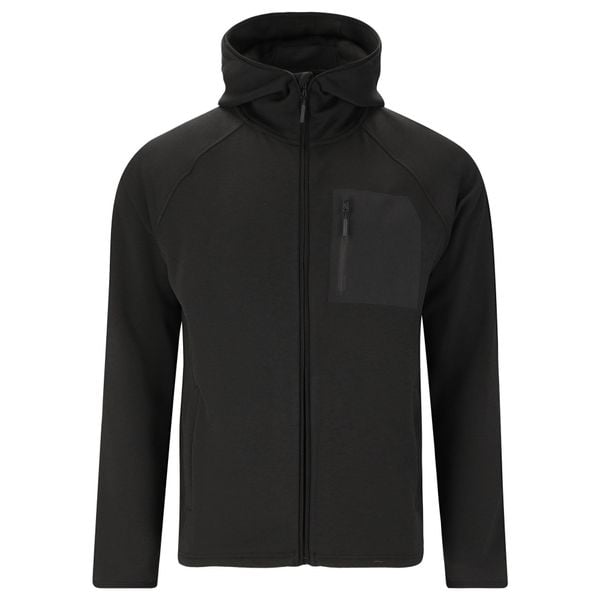 Bluza z kapturem z pełnym zamkiem błyskawicznym Endurance Deerto. Czarne bluzy z kapturem męskie Endurance. Za 298.00 zł.