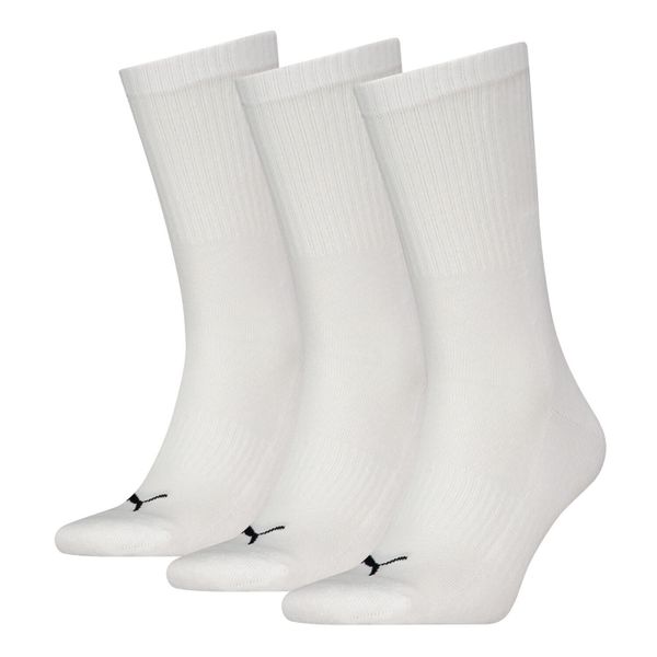 Puma Skarpety New Generation Cush 3-Pack 93837201. Białe skarpetki damskie Puma, bez wzorów, z bawełny. Za 71.86 zł.
