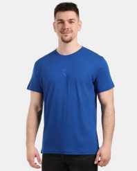 Męska koszulka techniczna Kilpi MOARE-M. Niebieskie t-shirty sportowe męskie Kilpi, m, z dzianiny, bez ramiączek. Za 189.67 zł.