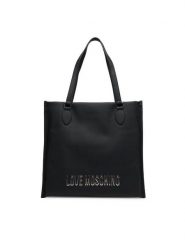 LOVE MOSCHINO Torebka JC4020PP1NKD000B Czarny. Czarne torebki klasyczne damskie Love Moschino, bez wzorów, ze skóry, bez dodatków. Za 679.99 zł.
