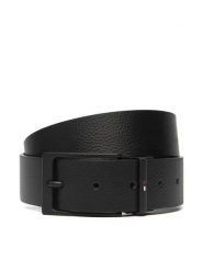 Tommy Hilfiger Pasek Męski Layton Rev 3.5 AM0AM13957 Czarny. Czarne paski męskie Tommy Hilfiger, bez wzorów, ze skóry. Za 249.99 zł.