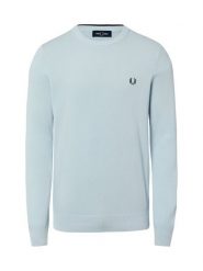 Fred Perry sweter z dzianiny Mężczyźni Bawełna niebieski, M. Niebieskie swetry męskie Fred Perry, m, bez wzorów, z bawełny, bez kołnierzyka. Za 649.95 zł.