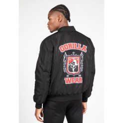 Covington Kurtka typu bomber - Czarny. Czarne kurtki męskie GORILLA WEAR, m, bez wzorów, bez kaptura. Za 636.00 zł.