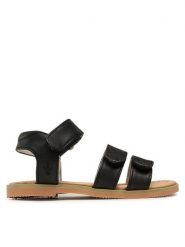 EMU Australia Sandały Steph K12678 Czarny. Czarne sandały dziewczęce Emu Australia, ze skóry, bez zapięcia. Za 229.99 zł.