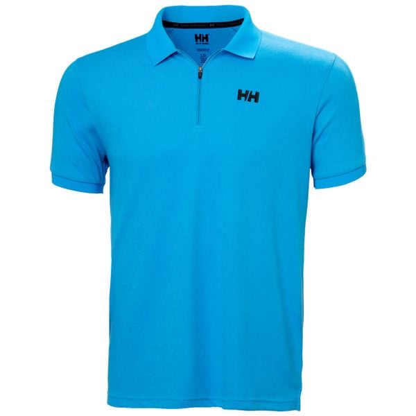 Koszulka polo z zamkiem błyskawicznym 1/2 Helly Hansen HP. Niebieskie koszulki polo męskie Helly Hansen, m, bez wzorów, bez ramiączek. Za 361.50 zł.