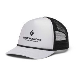 Czapka z daszkiem Black Diamond Flat Bill Trucker. Czarne czapki z daszkiem damskie Black Diamond, bez wzorów. Za 159.99 zł.