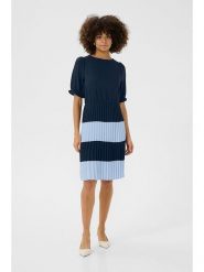 CULTURE Sukienka w kolorze granatowym rozmiar: XL. Niebieskie sukienki damskie Culture, na co dzień, xl, bez wzorów, bez kołnierzyka, bez ramiączek, midi, proste. Za 173.99 zł.