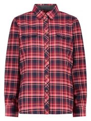 CMP Koszula funkcyjna w kolorze czerwonym ze wzorem rozmiar: 42. Czerwone koszule damskie CMP, bez wzorów, z materiału, sportowe, bez kołnierzyka, bez ramiączek. Za 152.98 zł.