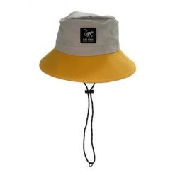 Wodoodorny kapelusz trekkingowy – uniwersalny – składany (Beżowy/Żółty). Czerwone kapelusze damskie SURF MONKEY, bez wzorów. Za 139.95 zł.