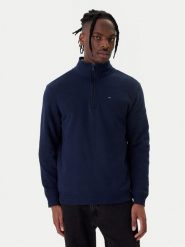 Tommy Jeans Bluza DM0DM20339 Granatowy Regular Fit. Niebieskie bluzy bez kaptura męskie Tommy Jeans, l, z bawełny. Za 369.99 zł.