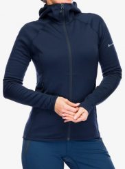 Bluza z kapturem damska Montane Fury Hoodie. Niebieskie bluzy z kapturem damskie Montane, l, z materiału. Za 413.59 zł.