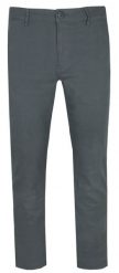 Męskie Spodnie Bawełniane (Chinos) - Pako Jeans - Ciemny Popiel. Spodnie materiałowe męskie Pako Jeans, bez wzorów, z bawełny. Za 199.00 zł.