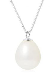 Pearline Srebrny naszyjnik z zawieszką - dł. 42 cm rozmiar: onesize. Szare naszyjniki damskie Pearline, srebrne. Za 195.99 zł.