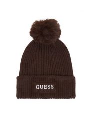 Guess Czapka AW5650 WOL01 Brązowy ciemny. Brązowe czapki zimowe damskie Guess. Za 154.99 zł.
