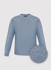 PAKO LORENTE - Niebieski sweter męski v-neck. Niebieskie swetry męskie Pako Lorente, na jesień, m, bez wzorów, z bawełny, bez kołnierzyka. Za 199.99 zł.