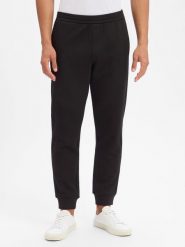 Armani Exchange spodnie do biegania Mężczyźni Bawełna czarny, XL. Czarne spodnie materiałowe męskie Armani Exchange, bez wzorów, z bawełny, eleganckie. Za 329.95 zł.