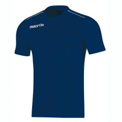 Koszulka Macron rigel. Niebieskie t-shirty sportowe męskie Macron, m, z jersey, bez ramiączek, do piłki nożnej. Za 120.50 zł.