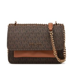 Torebka MICHAEL Michael Kors. Brązowe torebki klasyczne damskie MICHAEL Michael Kors, bez wzorów, bez dodatków. Za 679.99 zł.