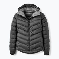 Kurtka ocieplana damska Rab Nebula Pro. Czarne kurtki damskie RAB, l, bez wzorów, z puchu, bez kaptura. Za 839.99 zł.