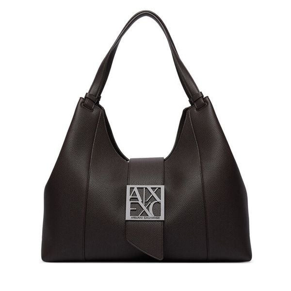 Torebka Armani Exchange. Brązowe torebki klasyczne damskie Armani Exchange, bez wzorów, bez dodatków. Za 779.99 zł.