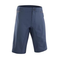 Spodenki rowerowe męskie ION Traze indigo dawn. Niebieskie szorty sportowe męskie ION, l, z materiału, rowerowe. Za 279.99 zł.