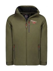 Geographical Norway Kurtka softshellowa "Takito" w kolorze khaki rozmiar: XXL. Brązowe kurtki outdoor męskie Geographical Norway, xxl, bez wzorów, bez kaptura. Za 161.73 zł.