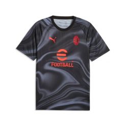 Koszulka przedmeczowa AC Milan 2026/27. Szare t-shirty sportowe męskie Puma, xs, z materiału, bez ramiączek, na fitness i siłownię. Za 283.50 zł.