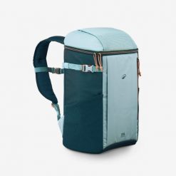 Lodówka-plecak 100 - 20 l. Brązowe plecaki męskie QUECHUA, bez wzorów, z materiału. Za 79.99 zł.