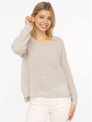 Zwillingsherz Kaszmirowy sweter w kolorze jasnoszarym rozmiar: XL. Szare swetry klasyczne damskie Zwillingsherz, xl, z kaszmiru, bez kołnierzyka. Za 506.32 zł.