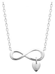 L'Atélier Précieux Srebrny naszyjnik z elementem ozdobnym - dł. 45 cm rozmiar: onesize. Szare naszyjniki damskie L'Atélier Précieux, srebrne. Za 173.99 zł.