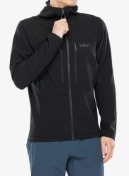 Bluza rozpinana Rab Ascendor Pro Hoody. Czarne bluzy z kapturem męskie RAB, l, z materiału. Za 604.99 zł.