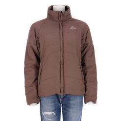 Second life - Brązowy płaszcz puchowy dla kobiet - Stan bardzo dobry. Brązowe płaszcze damskie Kappa, bez wzorów, z puchu. Za 170.36 zł.