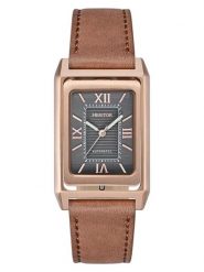 Heritor Zegarek automatyczny "Esteban" w kolorze złoto-jasnobrązowo-czarnym rozmiar: onesize. Brązowe, analogowe zegarki męskie Heritor, ze stali. Za 630.99 zł.