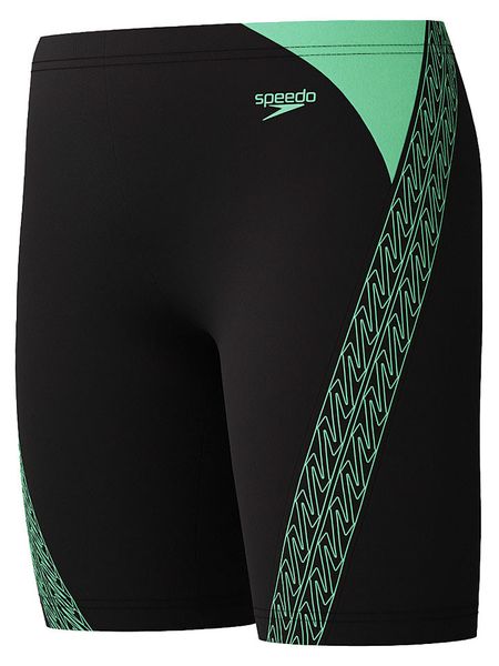 Speedo Kąpielówki "Hyperboom Splice" w kolorze czarno-zielonym rozmiar: 152. Czarne kąpielówki męskie Speedo, bez wzorów. Za 98.95 zł.