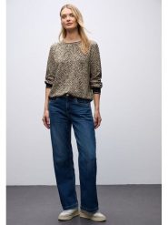 Street One Bluzka w kolorze beżowym rozmiar: 38. Brązowe bluzki damskie Street One, s, bez wzorów, z wiskozy, klasyczne, bez kołnierzyka, bez ramiączek. Za 134.85 zł.