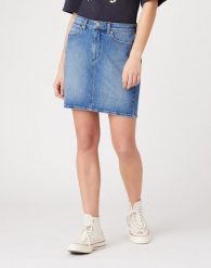 SPÓDNICA WRANGLER MID LENGTH SKIRT SANDY W245JX28Z 112127933. Spódniczki damskie Wrangler, s, bez wzorów. Za 169.99 zł.